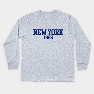 New York 1925 Kids Long Sleeve T-Shirt